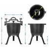 Caldero de cazador de hierro fundido con interior esmaltado, 8 L - 5 