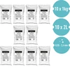 Carbón activado de coco 1 kg x 10 - conjunto - 2 