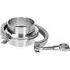 Conector Tri-Clamp completo 77,5 x 60 mm - 3 