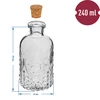 Conjunto de botellitas con corchos, 240ml - 4uds. - 5 