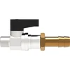 Conjunto de conector enchufable + válvula de bola + espiga - 2 