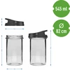 Contenedor de almacenamiento 545ml con tapa - 5 