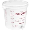 Contenedor de fermentación blanco 30L impresión DE grifo 2 tubos - 4 
