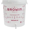 Contenedor de fermentación blanco 30L impresión GB grifo 2 tubos - 7 