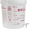 Contenedor de fermentación blanco 30L impresión GB grifo 2 tubos - 4 