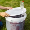 Contenedor de fermentación blanco 30L impresión GB grifo 2 tubos - 15 