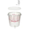 Contenedor de fermentación transp 30L impresión, grifo, 3 tubos - 4 