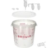Contenedor de fermentación transp 30L impresión, grifo, 3 tubos - 7 
