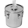 << Contenedor para ferm. y destilación - acero inox. 18l - 3 
