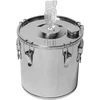 << Contenedor para ferm. y destilación - acero inox. 18l - 4 