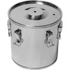 << Contenedor para ferm. y destilación - acero inox. 18l - 6 