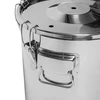 << Contenedor para ferm. y destilación - acero inox. 18l - 12 