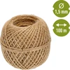 Cordel de yute 1,5 mm/100 m/100 g - 4 