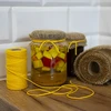 Cordón de algodón amarillo 2 mm/55 m/100 g - 14 
