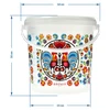 Cubo alimentario GWIOZDA - con tapa, 10 L - 6 