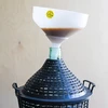 Embudo de plástico blanco de 25 cm de diámetro - 7 
