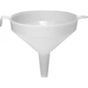 Embudo de plástico blanco fi 10 cm - 11 