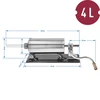 Embutidora horizontal 4kg - 10 