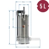 Embutidora vertical 5 kg - 10 