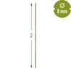 Estaca de acero recubierta 0,9m x 8mm (bambú) - 3 