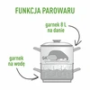 Extractor de jugo inoxidable 8 L - 7 