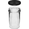 Frasco recto 545ml con tapa negra fi82 - 6 unidades - 4 