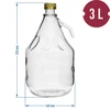 Garrafa 3L Dama con tapa - 4 