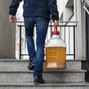 Garrafa para vino ligera, irrompible, con asa, 25L - 16 