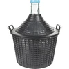 Globo para vino 10L en cesta de plástico - 12 