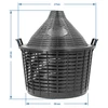 Globo para vino 25L en cesta de plástico - 7 