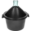 Globo para vino 5L en cesta de plástico completa - 3 