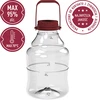 Globo para vino ligero, irrompible, con asa, 10L - 5 