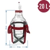Globo para vino ligero, irrompible, con correas, 20L - 6 