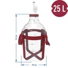 Globo para vino ligero, irrompible, con correas, 25L - 6 