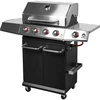 Grill gazowy dragON BBQ101, 11,7 kW, czarno-srebrny - 3 grill gazowy, nowoczesny grill, jaki grill kupić, jaki grill wybrać, ruszt żeliwny, palnik boczny, termometr w pokrywie, półka boczna grilla, grill do woka, grill mobilny, grill do pizzy, grill z kółkami, łatwe czyszczenie grilla, grill z wysoką mocą grzewczą, ergonomiczne pokrętła grilla, grill z nowoczesnym designem, aromatyzatory na palniki grilla, akcesoria do grilla, grill w dobrej cenie, stabilny grill, najlepsze grillowanie, sprzęt do grillowania, solidny grill, grill wielofunkcyjny, funkcjonalny grill, grillowanie warzyw