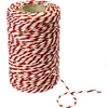 Hilos para embutidos blanco-rojo de algodón (240°C) 55 m - 8 