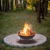 Hogar de jardín con parrilla, Ø55 cm, redondo, cuenco - 9 