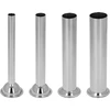 Juego de embudos de acero inoxidable para embutidoras verticales Browin de 3, 5, 7 L, 4 piezas  - 1 