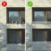 Listones con púas repelentes de aves, decorativos, blancos - de plástico, 6 uds. - 7 