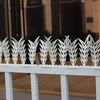 Listones con púas repelentes de aves, decorativos, blancos - de plástico, 6 uds. - 10 