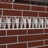 Listones con púas repelentes de aves, decorativos, blancos - de plástico, 6 uds. - 12 