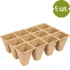 Macetas de papel 4x4x4,5 cm, 5 uds. - 3 