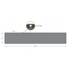 Malla de sombreado (80%, 140 g/m2) 0,9x5 m, grafito - 7 