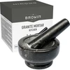 Mortero de cocina de granito - 10 cm - 8 