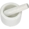 Mortero de cocina de mármol blanco - 10 cm - 2 