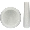 Mortero de cocina de mármol blanco - 10 cm - 5 