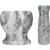 Mortero de cocina de mármol gris - 10 cm - 4 