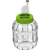 Nietłukący słoik do kiszenia, 3 L ['kiszone ogórki', ' kiszone kalafiory', ' kiszone buraki', ' zakwas buraczany', ' słoik z tworzywa', ' słoik plastikowy', ' domowe kiszonki', ' słoik 3L', ' słoik z atestem do kiszenia', ' słoik pet']