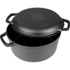 Olla de hierro fundido con sartén, 5 l - 3 