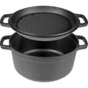 Olla de hierro fundido con sartén, 5 l - 4 